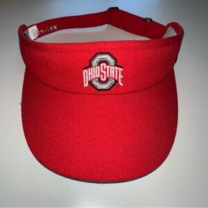 Nike Ohio State Visor Buckeyes One Size Adjustable